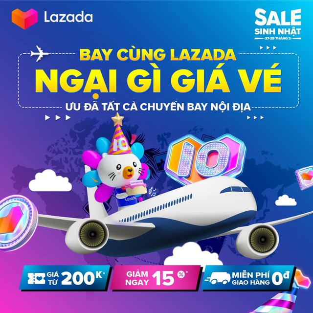 Hướng dẫn đặt vé máy bay giá rẻ trên Lazada - Idulich.vn (1)